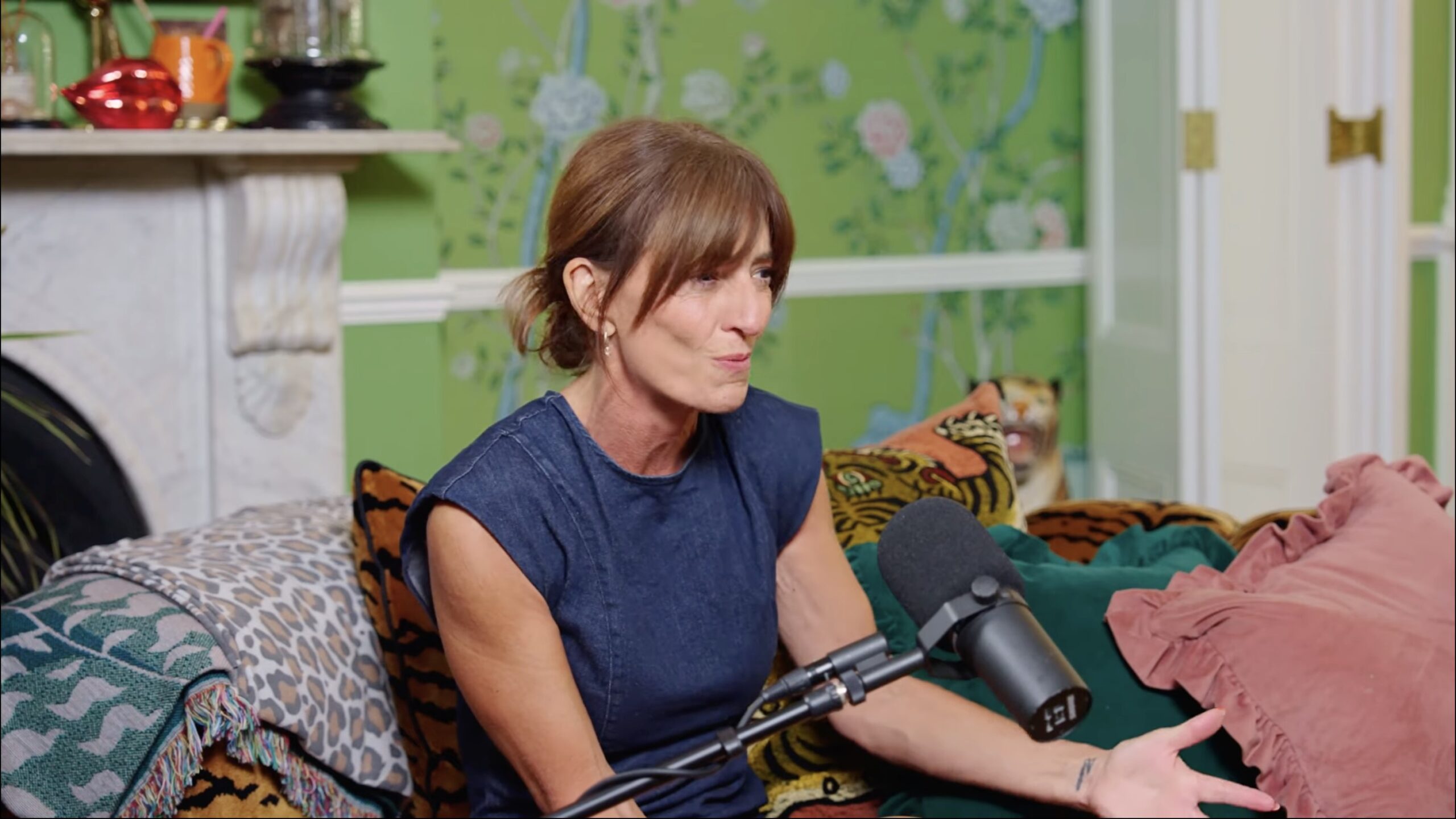 Davina McCall talking