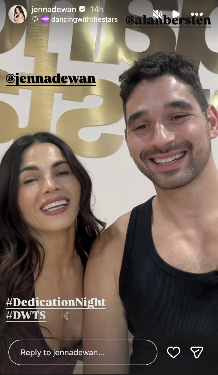 Jenna Dewan and Alan Bersten 