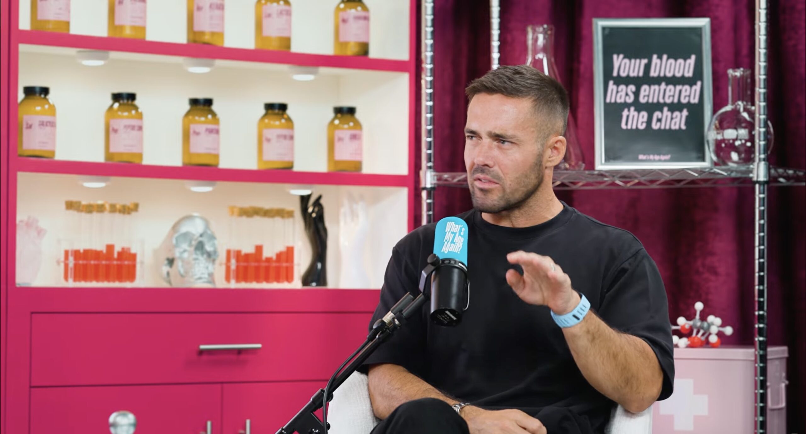 Spencer Matthews talking