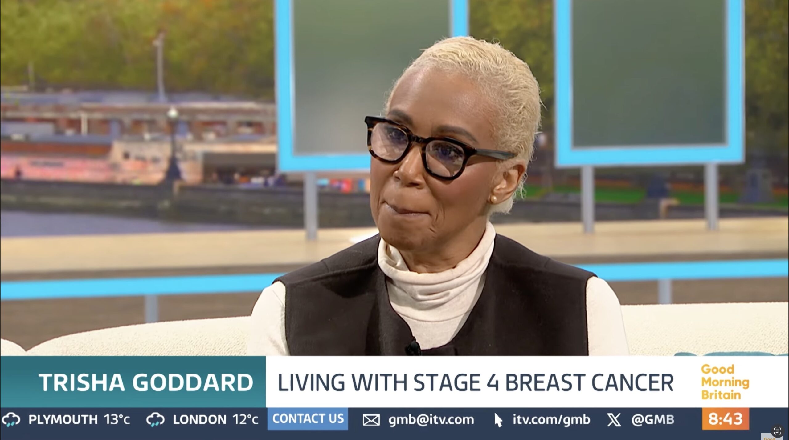 Trisha Goddard on GMB