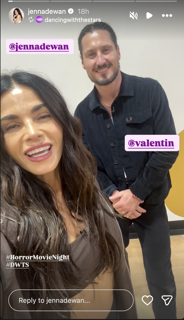 Jenna Dewan and Val Chmerkovskiy