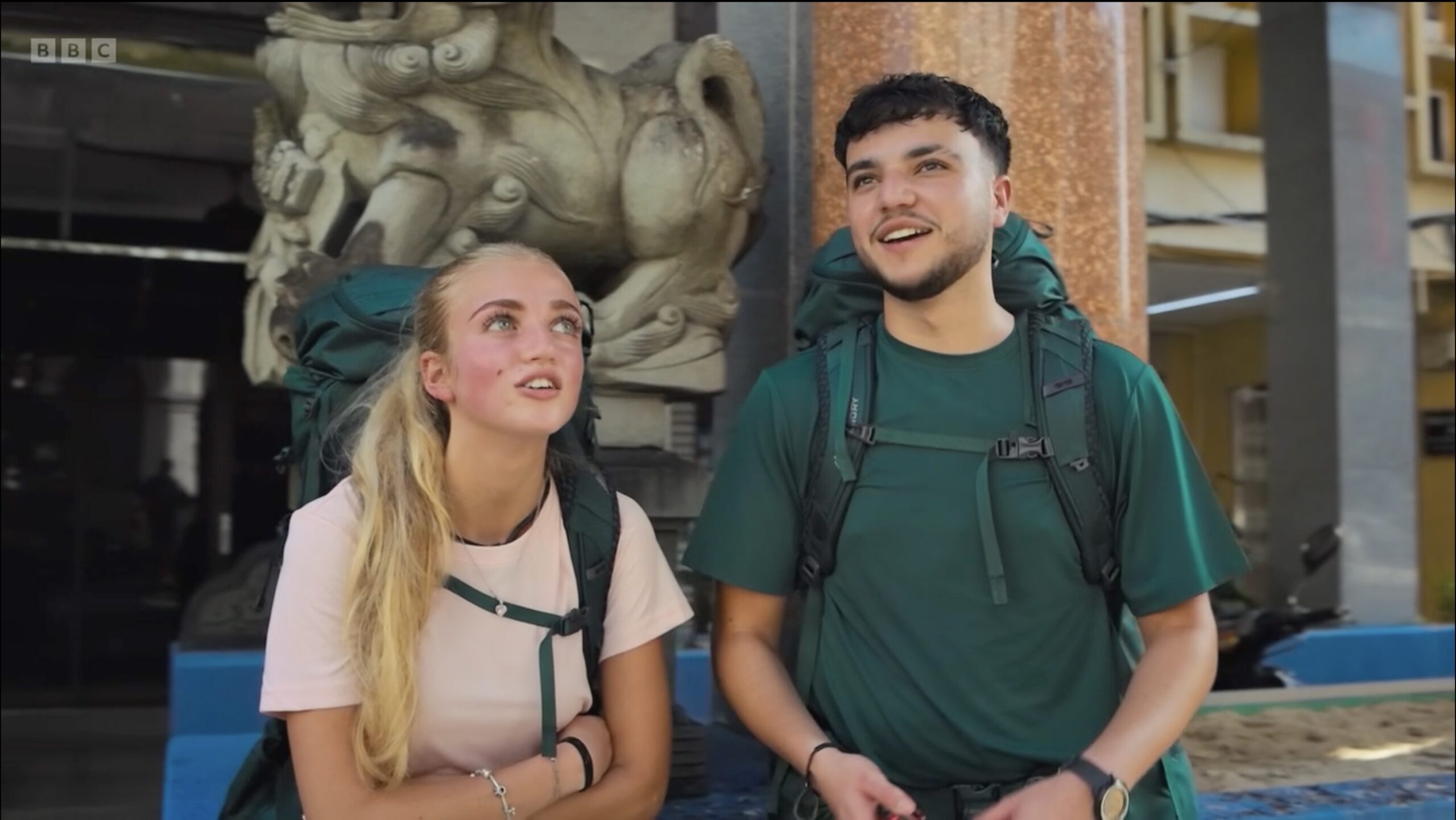 Princess and Junior Andre on Celebrity Race Across The World 