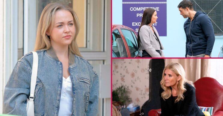 Lauren, Amy and Cindy split image for EastEnders