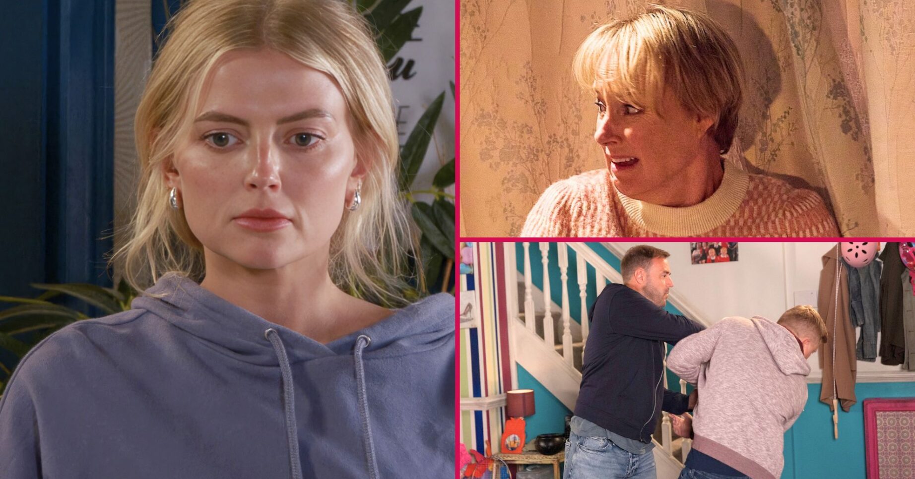 Sally, Bethany and Tyrone and Chesney in Coronation Street (Credit: ITV)