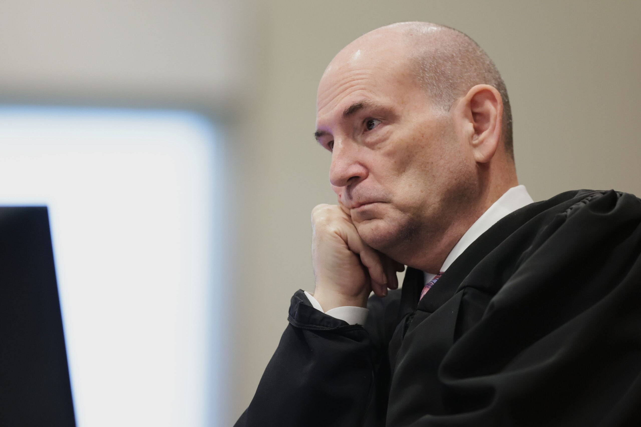 Judge Steven Hippler at Bryan Kohberger sentencing in Boise Idaho, USA - 23 Jul 2025