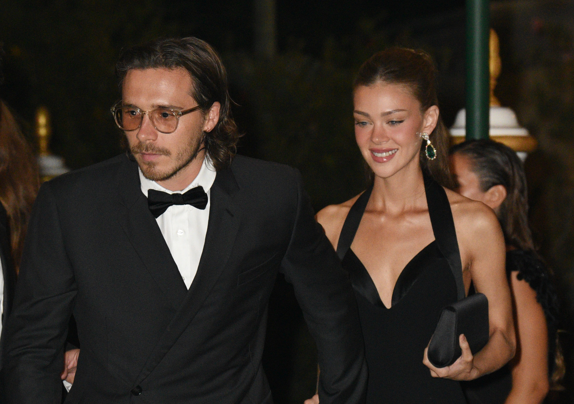Brooklyn Beckham and Nicola Peltz dress up for dinner