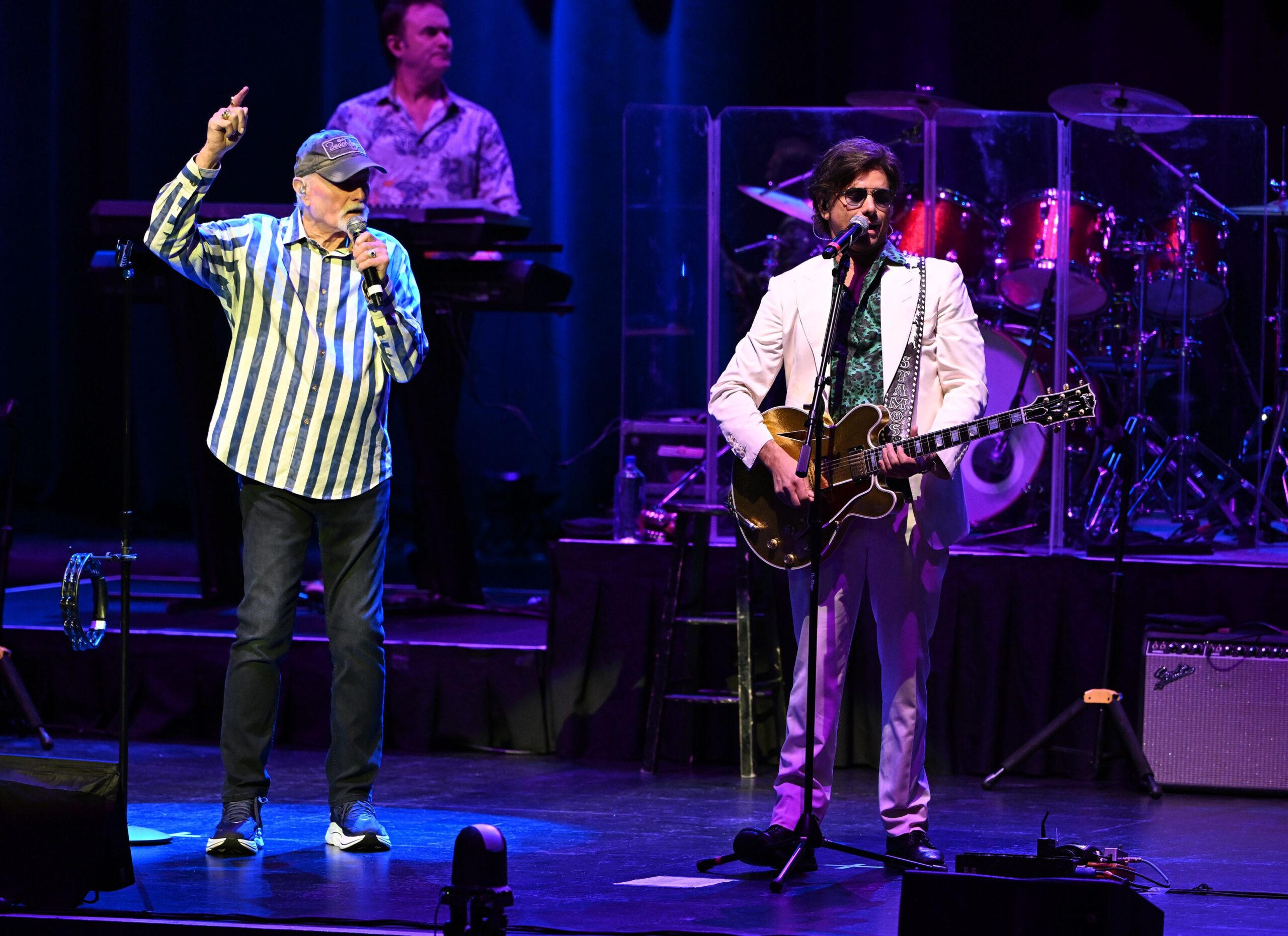 John Stamos in concert with The Beach Boys during The Sounds of Summer Tour at Hard Rock Live held at the Seminole Hard