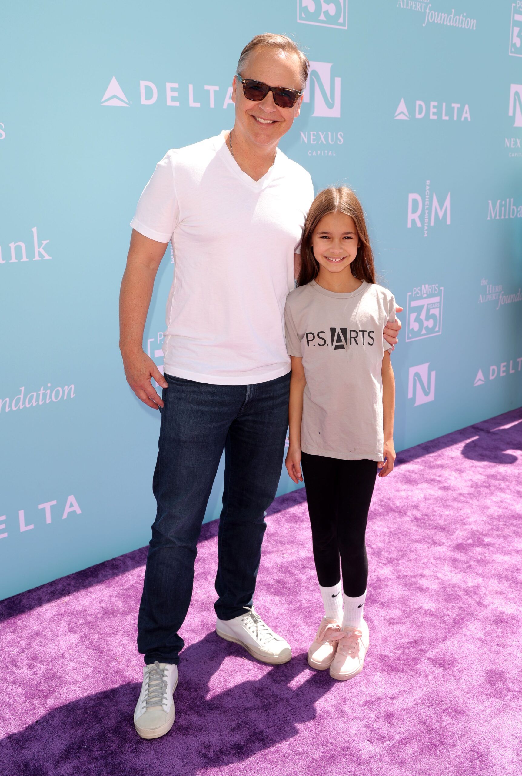 Chad Low and Fiona at the P.S. ARTS Express Yourself, Los Angeles, California, USA - 19 Apr 2026