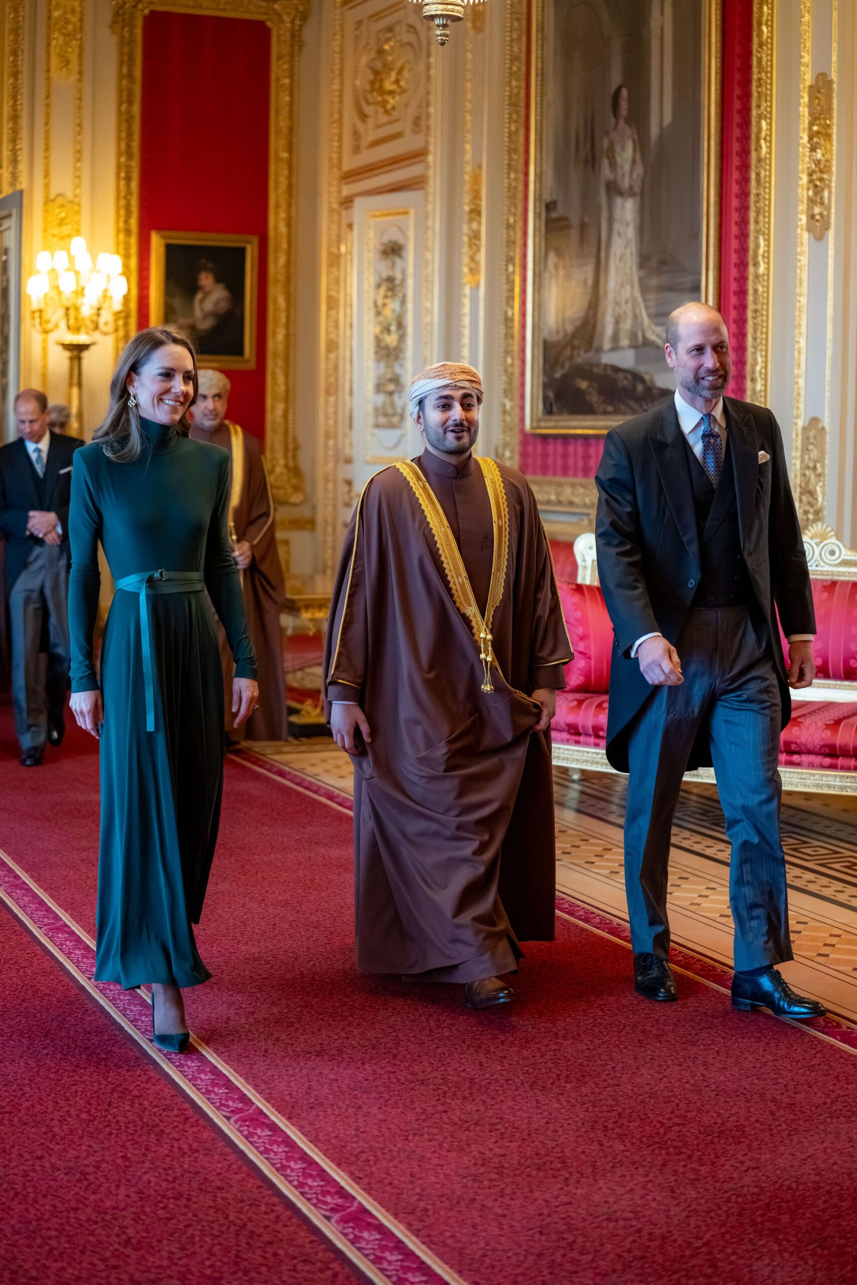 Prince William and Princess Kate during state visit