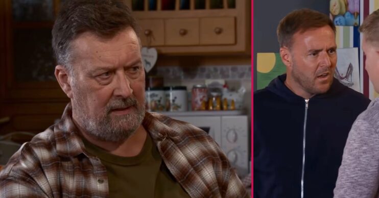 Corrie split pic: Ross / Tyrone