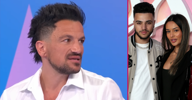 ED composite of Peter Andre on Loose Women and Junior with girlfriend Jasmine at NTAs