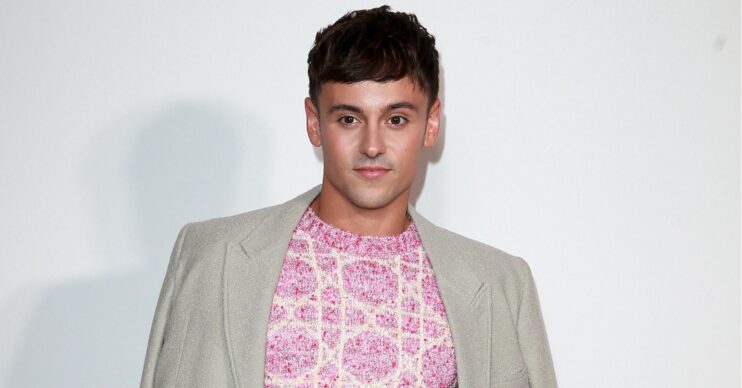 Tom Daley on the red carpet
