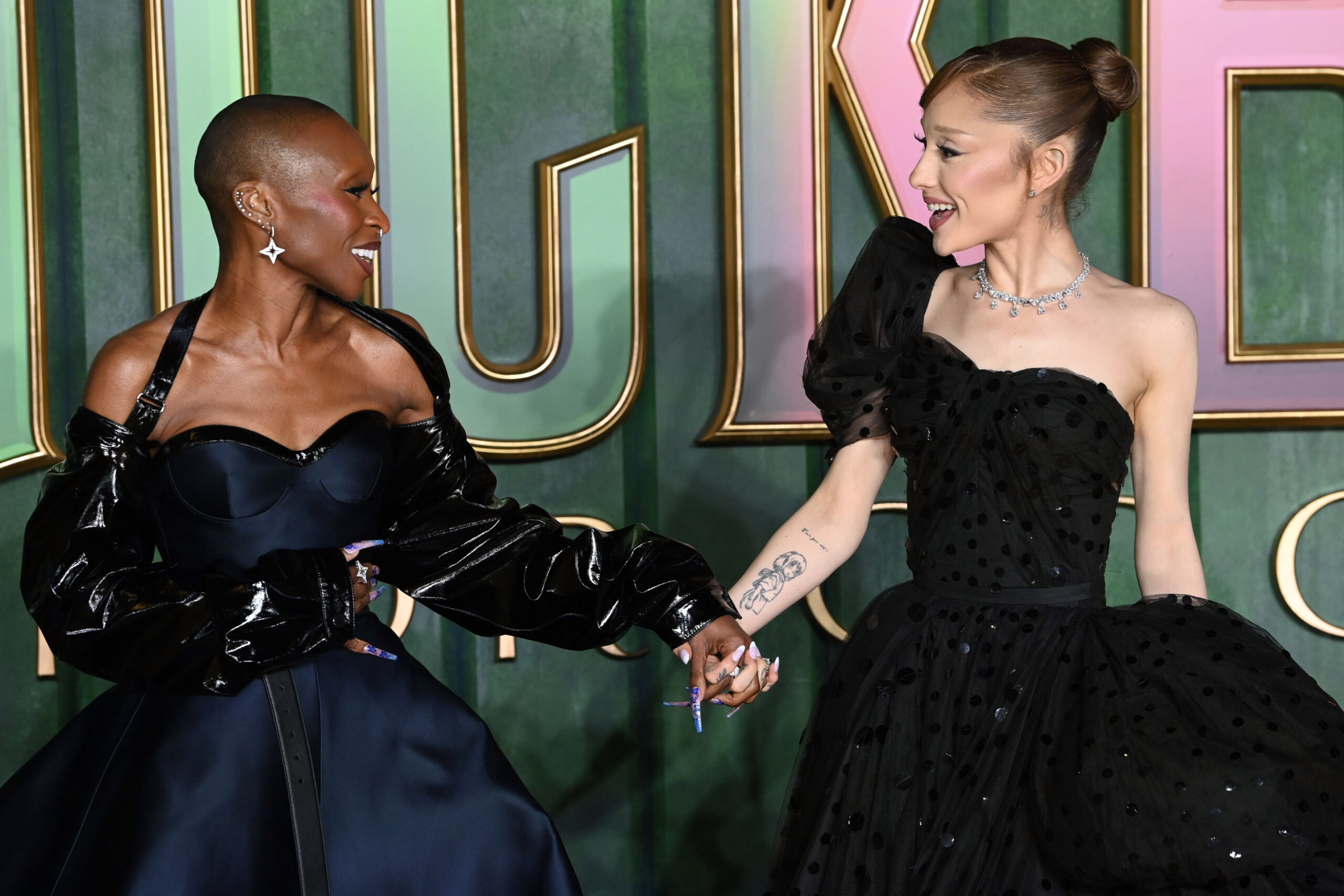 Ariana Grande and Cynthia Erivo at 'Wicked For Good' film premiere, London, UK - 10 Nov 2025
