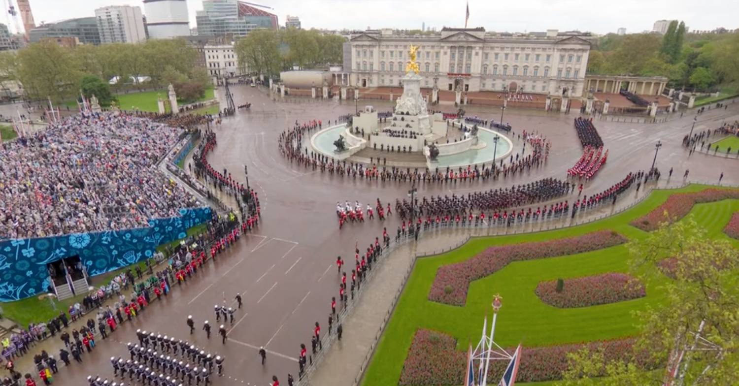 Celebrations take place at Buckingham Palace