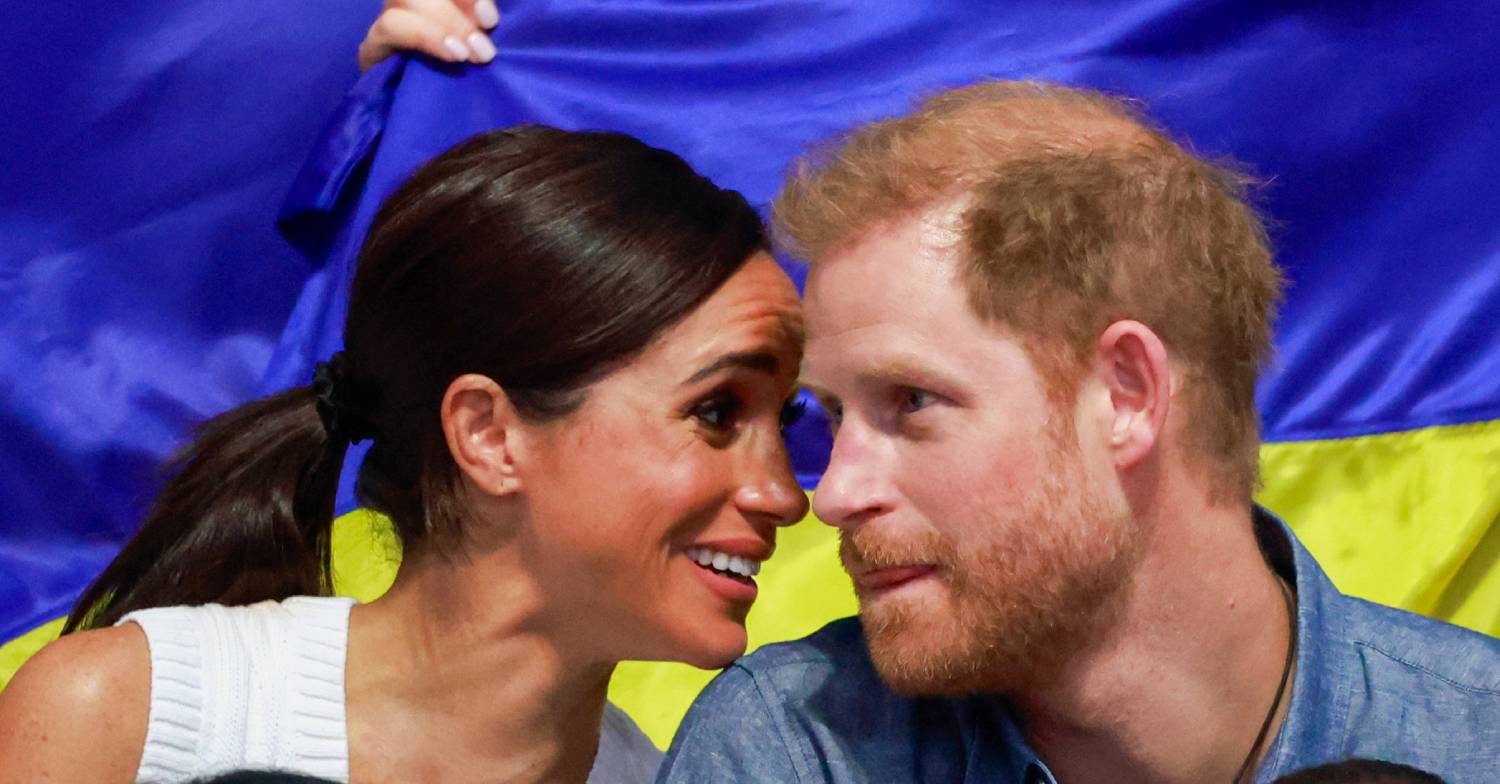 Meghan Markle walks with Prince Harry