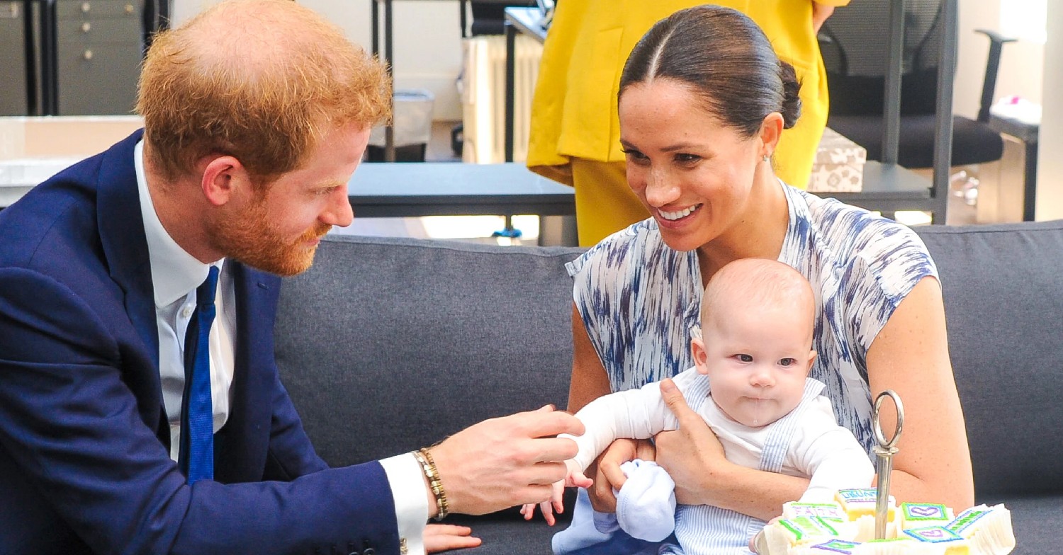 Prince Harry and Meghan Markle with Archie
