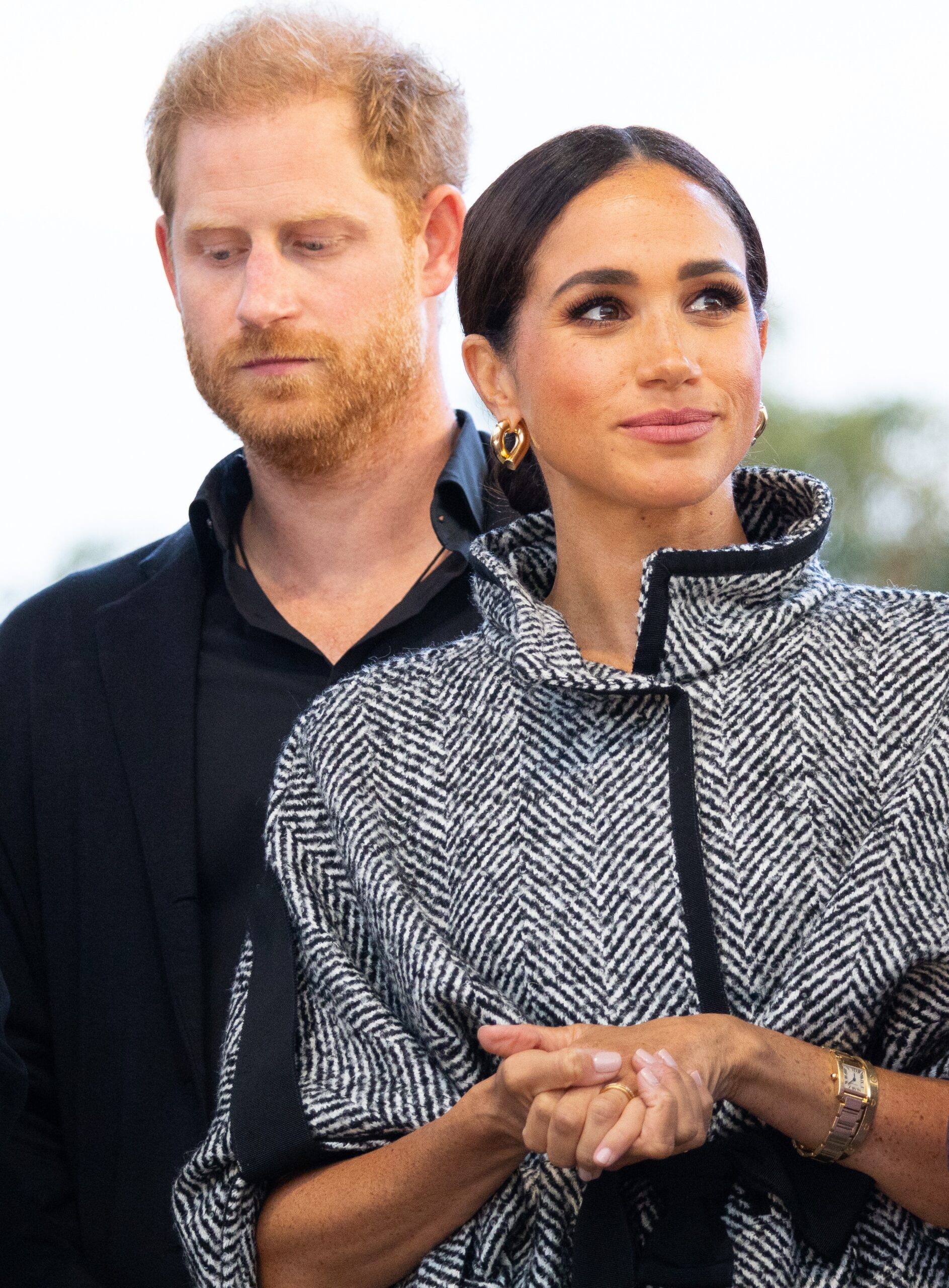 Prince Harry and Meghan Markle during a royal engagement 