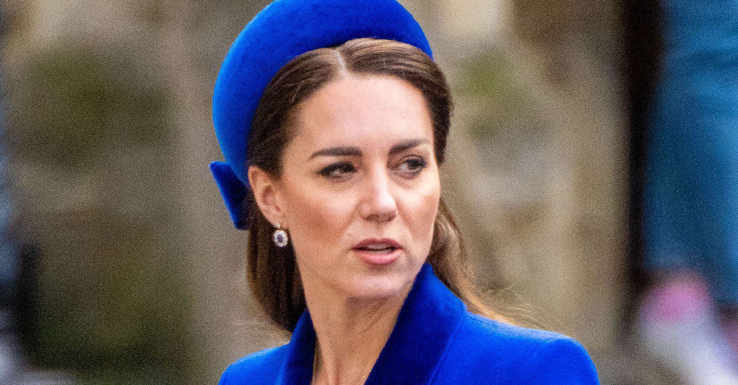 Kate Middleton looking cross