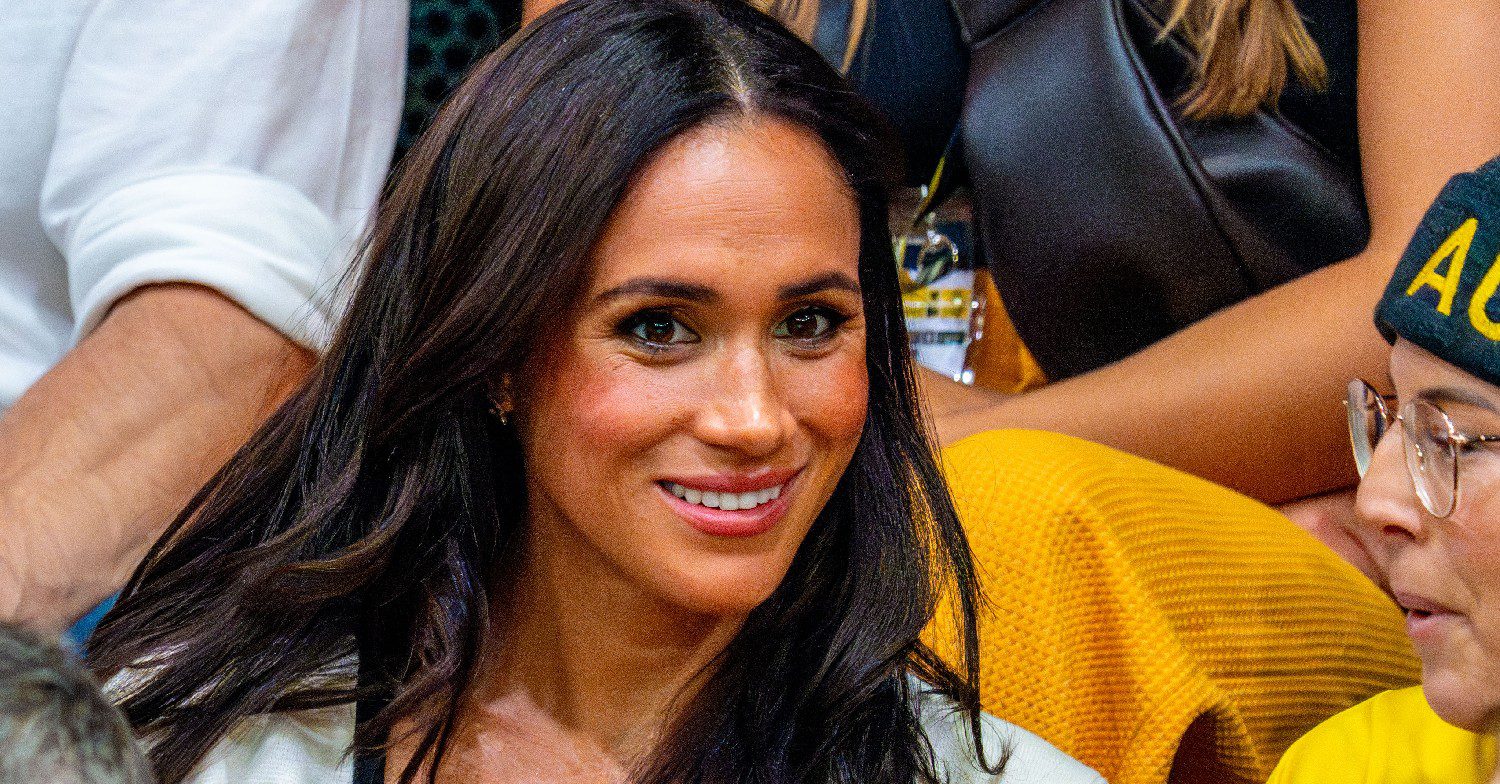 Meghan Markle smiling at the Invictus games 